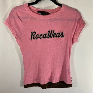 RocaWear Pink Short Sleeve Top